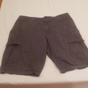 Nike gray cargo shorts size large